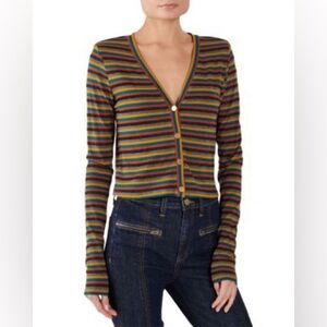 ‼️RARE‼️🎸Ramy Brook🎸🔥NWT🔥Jordan Striped Sweater— S